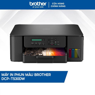 Máy in phun màu Brother DCP-T530DW (in wifi, scan, Copy, in 2 mặt động) - Hàng Brother chính hãng