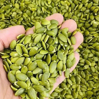 1KG NHÂN HẠT BÍ XANH - Hạt Sấy Khô Chưa Chín