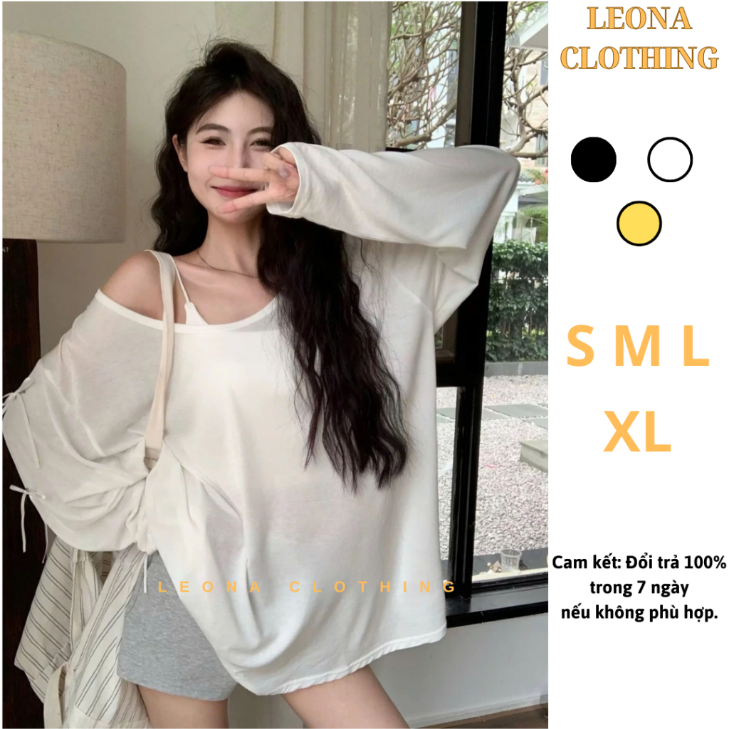 Áo Thun Giấy Đính Nơ - A62 - Leona Clothing