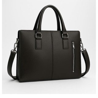 Cặp xách công sở, túi da Zenka thanh lịch và sang trọng, đựng vừa laptop 14 inch _ZKC12