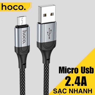Dây sạc nhanh Hoco X102 micro usb Cáp sạc thiết kế bện dù tinh tế chống đứt dùng cho samsung xiaomi oppo redmi ...