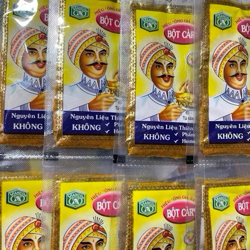 ( combo 20 gói)  Bột cà ri Ấn Độ - gói 3,5gr