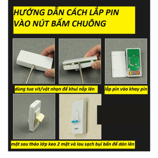 Bộ chuông cửa Không dây Cao cấp E-72A07 16 Kiểu chuông khoảng cách xa 150m