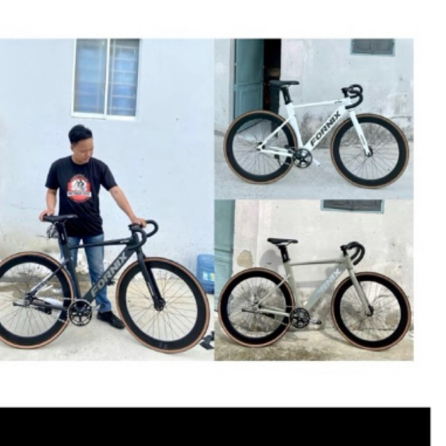 Xe đạp thể thao Fixed Gear FORNIX BF100 ( phiên bản 2024) ( tặng kèm dây strap và đồ lắp )