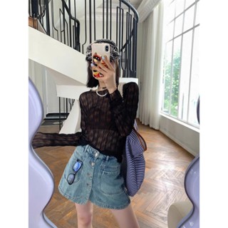 Quần đùi giả váy nữ jean ngắn cạp cao chữ a tôn dáng phong cách thanh lịch gv04 Shop Hạt Dẻ