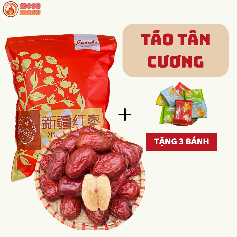 Táo Đỏ Tân Cương Size Đại Loại 1 Size lớn Mosu Táo Tân Cương Táo Đỏ Sấy 1kg Cải Thiện Sức Khỏe