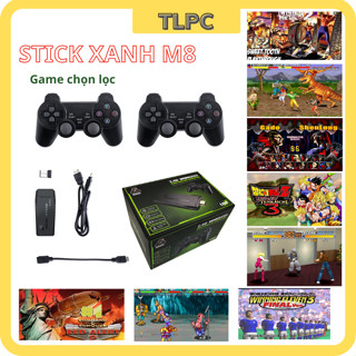  Máy Chơi Game Stick 4K Cầm Tay V3 Pro 2024 Tiếng Việt 64GB 20.000 trò và 50 game mới có 2 tay cầm không dây kèm theo 