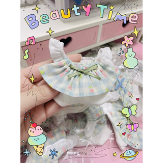 [ Quần áo búp bê 🌸 ] bộ trễ vai búp bê 5in gái , búp bê 12cm