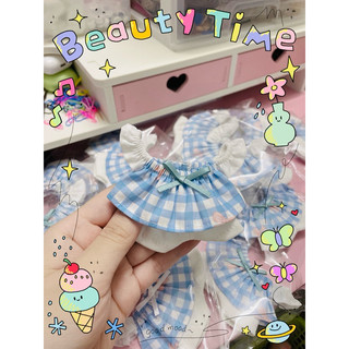 [ Quần áo búp bê 🌸 ] bộ trễ vai búp bê 5in gái , búp bê 12cm