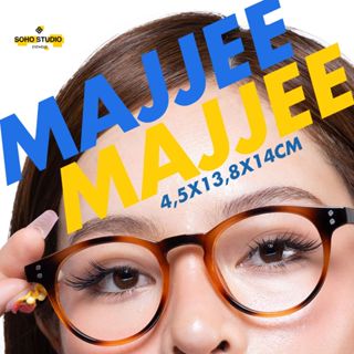 Gọng kính MAJJE Soho Studio form tròn Mắt Kính trung bình unisex không kén mặt