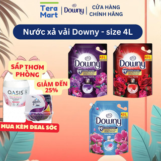 Nước Xả Vải Downy Premium Parfum – Túi 4.0L Tinh Dầu Nước Hoa Thiên Nhiên