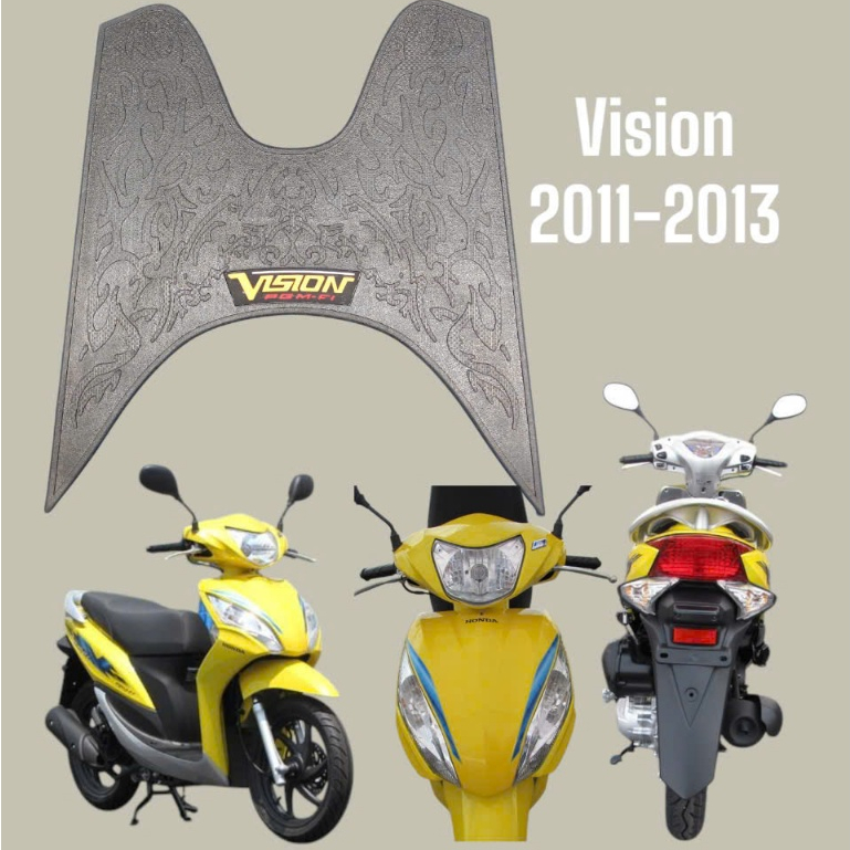 thảm lót sàn xe honda vision đời 2011-2013,lót chân vision,gác chân trước vision 2011-2013,thảm để c