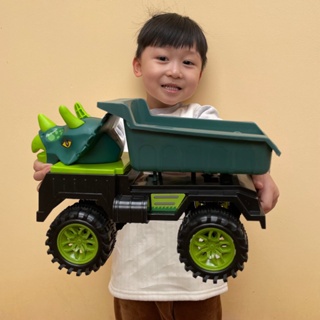 Đồ chơi xe ben khủng long xe xúc 2 cần Chammy chất liệu nhựa an toàn cho bé giúp các bé vui chơi giải trí