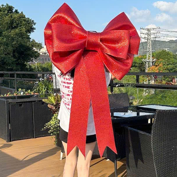 Nơ Xốp Kim Tuyến Khổng Lồ Trang Trí Noel Phụ Kiện Giáng Sinh Trang Trí Tiệc Decor Nhà Cửa