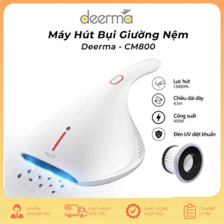 Máy hút bụi giường nệm Deerma CM800 có tia UV diệt khuẩn 99,99% lực hút siêu mạnh 13Kpa