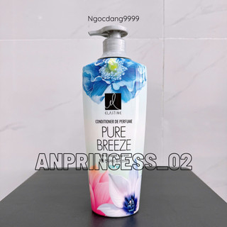 Dầu xả elastine pure breeze hương hoa hồng chai 600ml