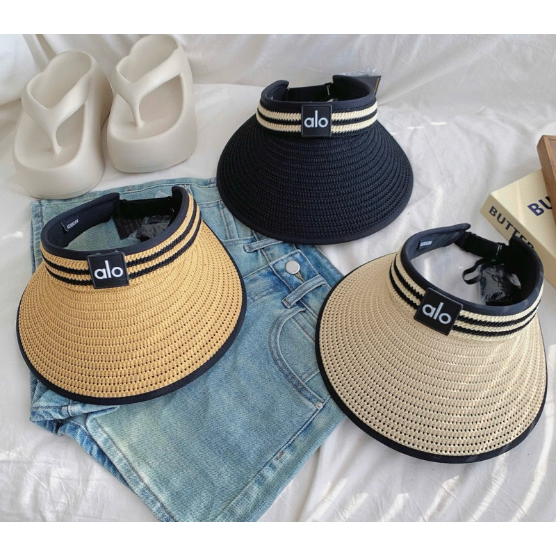 mũ cói sợi viền ,tag alo hàng qc
