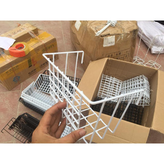 Giỏ Cài Lưới Treo Khung Sắt Đựng Phụ Kiện, Giỏ Treo Phụ Kiện
