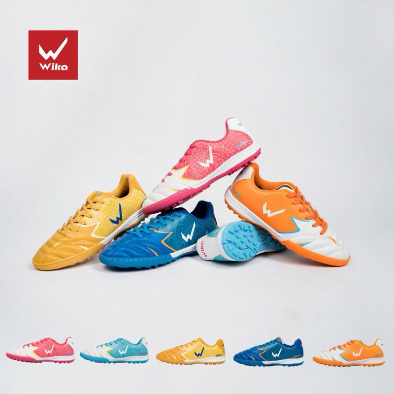 Giày đá bóng Wika DragonX Hoàng Đức êm ái , độ bền cao may full đế