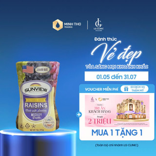 Nho khô hỗn hợp sunview raisins dinh dưỡng, thơm ngon hộp 425g Healthy Care BeautiMax
