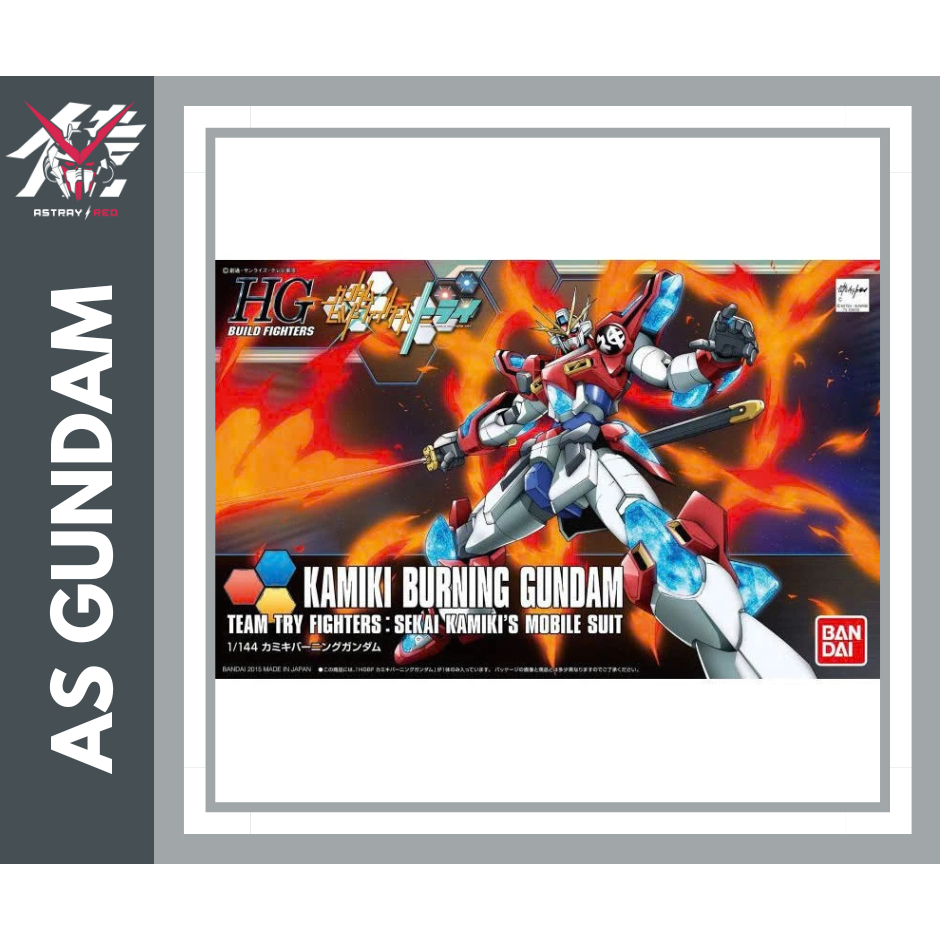 Mô Hình Gundam HG Kamiki Burning Gundam Bandai Chính Hãng