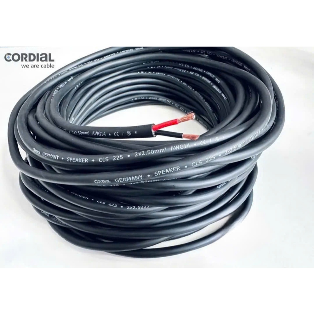 Dây Loa Cordial CLS 225 Germany Chính Hãng ( giá bán theo mét ).