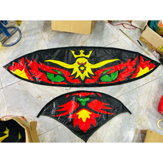  Áo diều in nhiệt hàng vip  có dây rút giữa làm diều sáo lắp ghép 