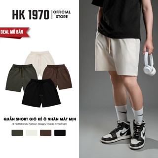 Quần Short Nam Nữ Gió Kẻ Ô Vuông Chất Vải Gió Cao Cấp Mềm Mịn Quần Short Form Ống Ngang Gối Q211