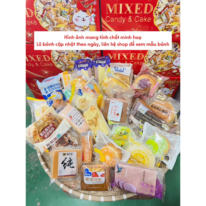 BÁNH MIX ĐÀI LOAN 2.3KG - [Không được đổi bánh]- HSD của bánh còn 30 ngày kể từ khi đặt hàng