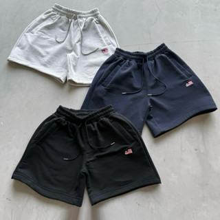 Quần đùi short AASTU LÁ CỜ vải nỉ chân cua, hình thêu cao cấp không bong tróc Local Brand