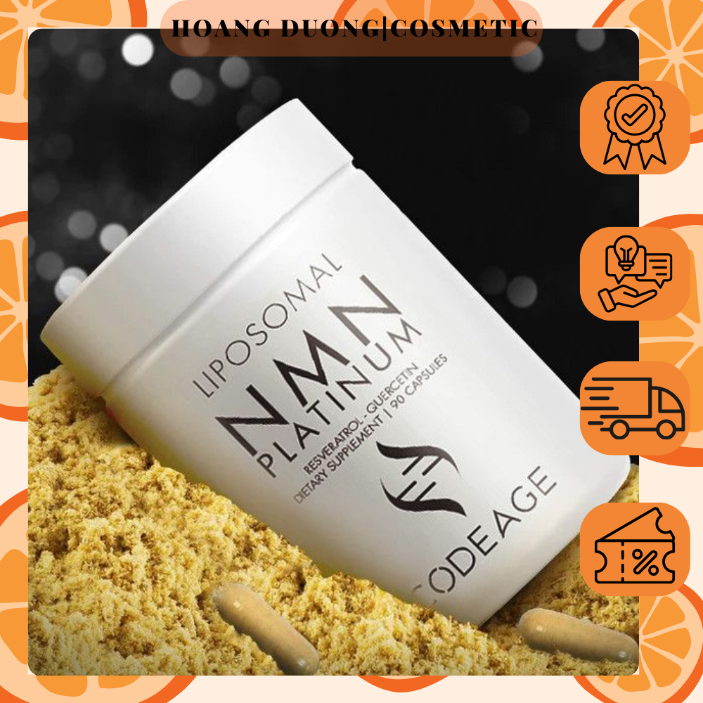 [Nhập khẩu] Viên Uống NMN giảm Lão Hóa Liposomal NMN Codeage Hộp 90 viên
