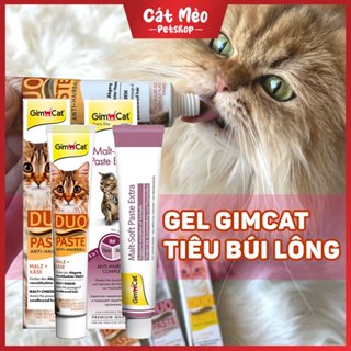 Gel Tiêu Búi Lông Cho Mèo Gimcat Malt Soft Extra & Duo Paste Vị Phô Mai Anti-Hairball Hàng Đức