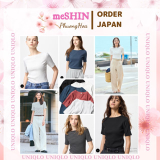 (Sẵn) Áo Thun Tăm Uni Cổ Thuyền 2025