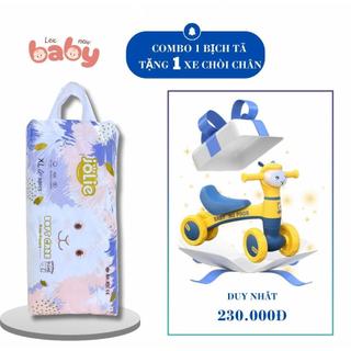   TẶNG XE CHÒI CHÂN  1 bịch tã quần Jolie 50 Miếng Siêu Thấm Hút Mềm Mại  cho bé yêu size M L XL XXL 
