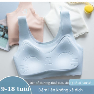 áo ngực học sinh vải su lạnh, đệm liền khối (CÓ KIỂM NGHIỆM VẢI ), không viền không đường may, nhẹ nhàng mát mướt mã N7