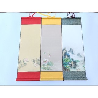 Biểu lụa viết thư pháp kích thước 27*80