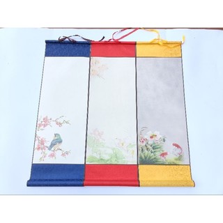 Biểu lụa viết thư pháp kích thước 27*80