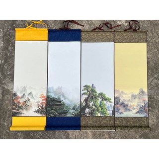 Biểu lụa viết thư pháp kích thước 27*80