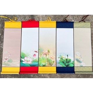 Biểu lụa viết thư pháp kích thước 27*80