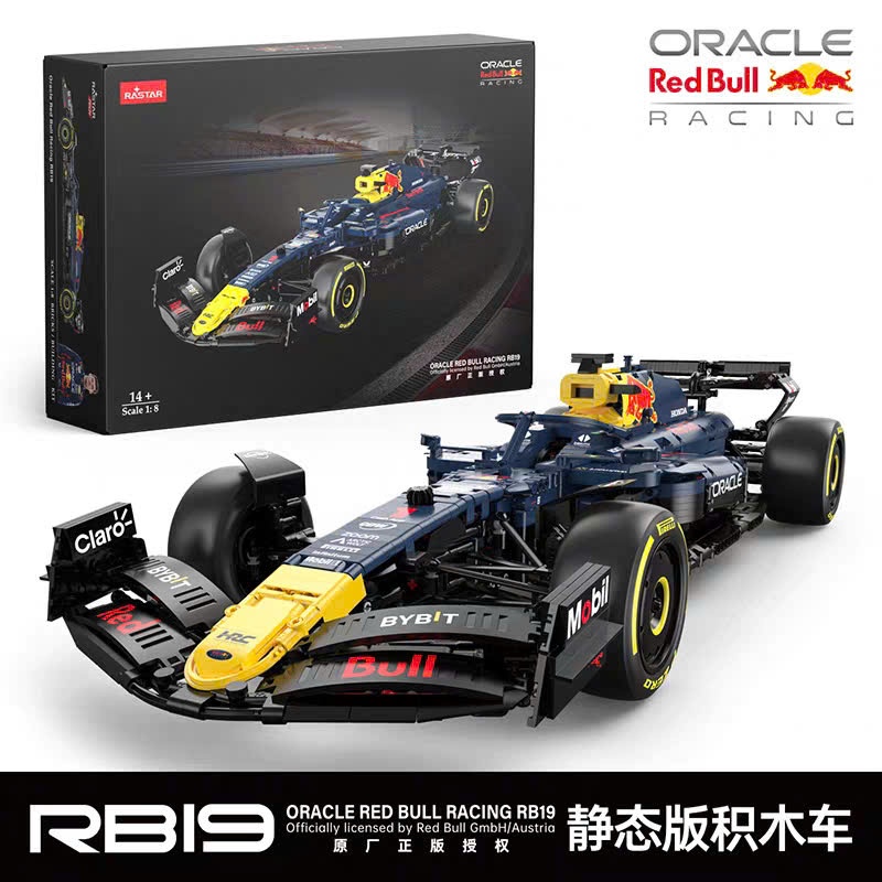 Đồ chơi lắp ráp technic xe đua F1 Rastar Oracle RedBull Racing RB19 RASTA 1:8 quà tặng