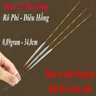 Phao cỏ mốc A28b chuyên câu cá rô phi, điêu hồng - chuyên câu cá nhát - cá hồ dịch vụ - hồ nước lặng