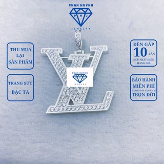  Mặt dây chuyền L.V N.Y mặt tiền đôla bạc 925 cao cấp trang sức PHAN HUYNH JEWELRY 