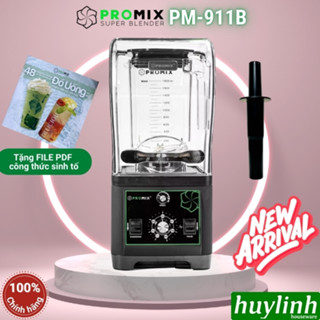  Máy xay sinh tố Promix PM-911B - Phá đá siêu mịn - Phù hợp cho quán kinh doanh  2 Lít - 1650W  