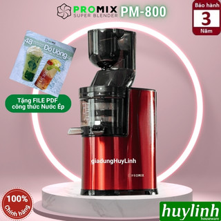 Máy ép trái cây chậm promix pm-800 - 400w - bảo hành 3 năm chính hãng