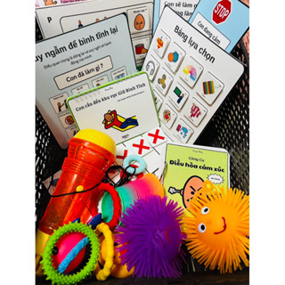 [ChanBook] 🍭Bộ Calm Down Kit – Học Điều Hòa Cảm Xúc Cho Trẻ