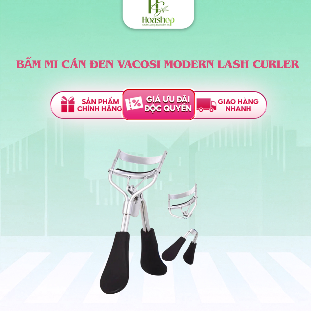 BẤM MI CÁN ĐEN VACOSI MODERN LASH CURLER