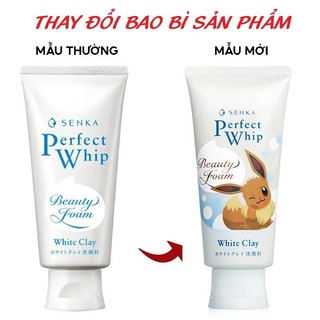 Sữa rửa mặt Senka Perfect white clay