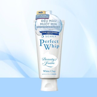 Sữa rửa mặt Senka Perfect white clay