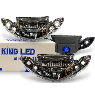 Choá Đèn 2 Tầng Sirius Hello 50/110cc KING LED [Tặng Demi Led + Pat kẹp]