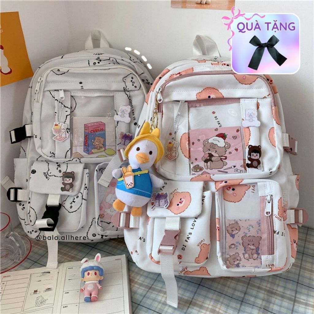 [SẴN ĐEN] Balo Đi Học/ Balo Ulzzang BL261
